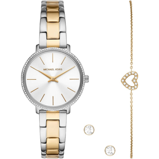 MICHAEL KORS Mod. PYPER Special Pack (watch-bracelet-earrings): Orologio da polso Donna | STORE ITALIA | Spedizione gratis