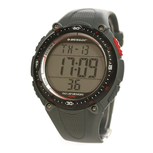 DUNLOP Mod. DUN-56-G02 DARK GREY BAND-RED: Orologio da polso Unisex | STORE ITALIA | Spedizione gratis