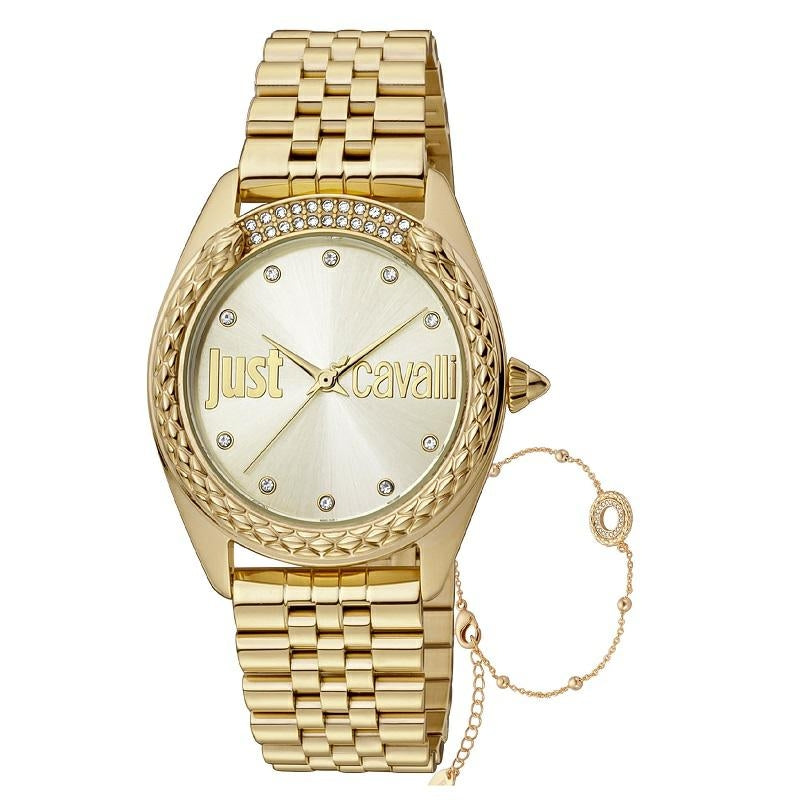 JUST CAVALLI WATCHES Mod. EMOZIONI Special Pack + Bracelet: Orologio da polso Donna | STORE ITALIA | Spedizione gratis